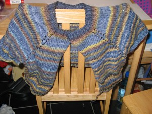335Shetland Seascape Capelet